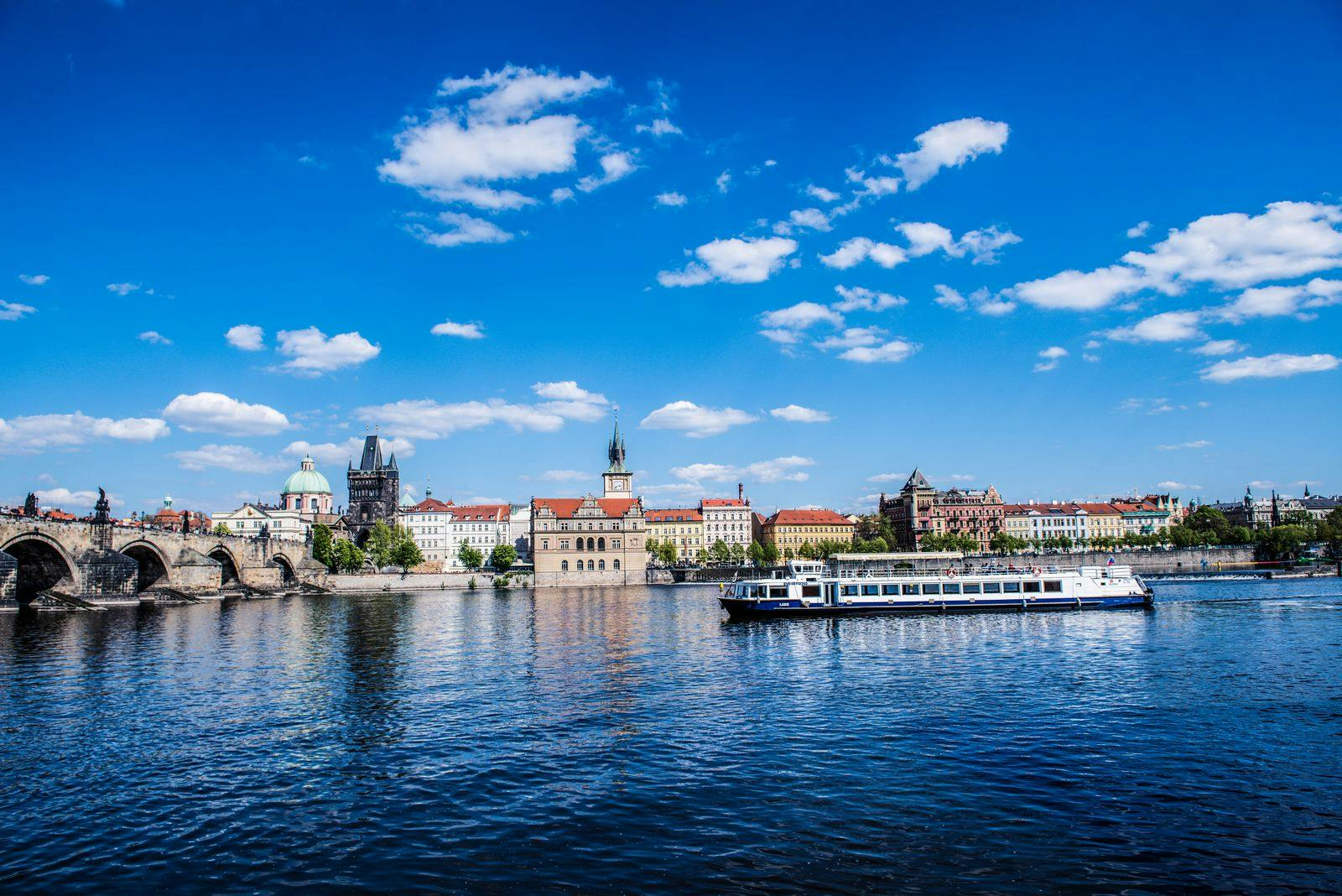 Prague: Buffet Lunch Cruise with Live Music + Audio Guide App - Photo 1 of 6